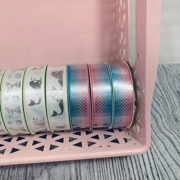 Ribbon Lot Mermaid Cute Lace Shine Satin And More Crafts DIY #6 - Picture 4 of 8